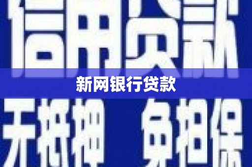 东安新网银行贷款