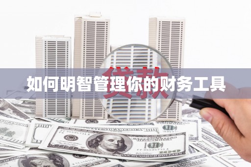 梧栖如何明智管理你的财务工具