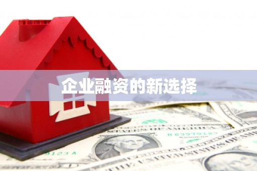 太和企业融资的新选择