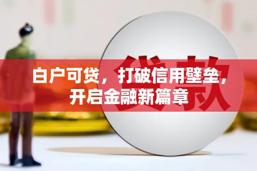舞阳白户可贷，打破信用壁垒，开启金融新篇章