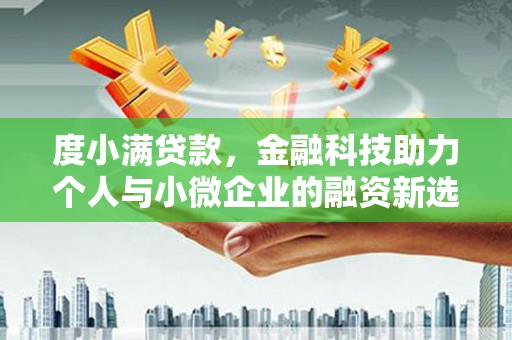 巧家度小满贷款，金融科技助力个人与小微企业的融资新选择
