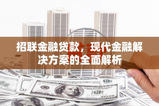 纳溪招联金融贷款，现代金融解决方案的全面解析