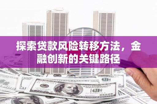 青山探索贷款风险转移方法，金融创新的关键路径