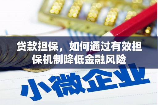 莎车贷款担保，如何通过有效担保机制降低金融风险