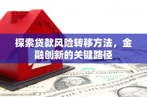 九江探索贷款风险转移方法，金融创新的关键路径