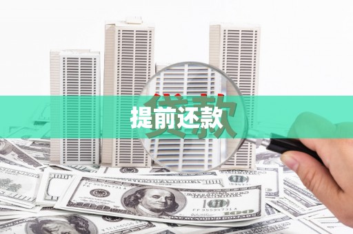 孟村提前还款