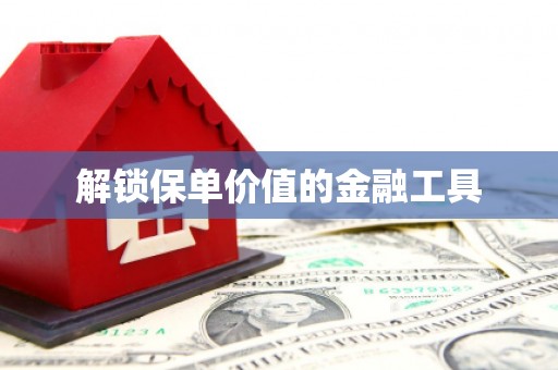 黔东南解锁保单价值的金融工具