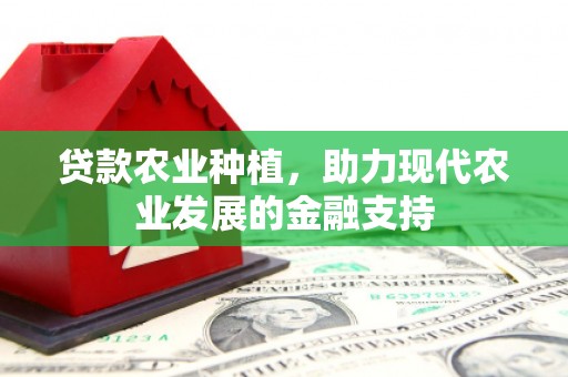 刚察贷款农业种植，助力现代农业发展的金融支持